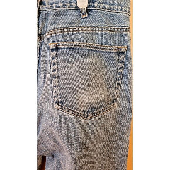 Vintage Merona 33x32 100% Cotton Well Loved Pre-Owned Jeans zip Fly Straight Leg - Picture 6 of 6